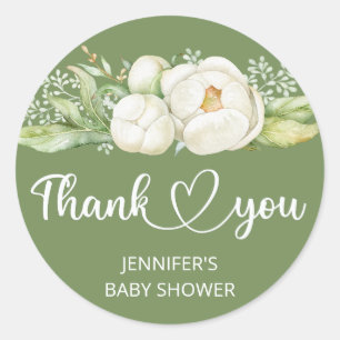 Teddy Bear Baby Bear Baby Shower Classic Round  Sticker