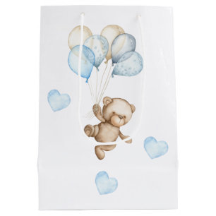 Teddy Bear Baby Bear Baby Shower Medium Gift Bag