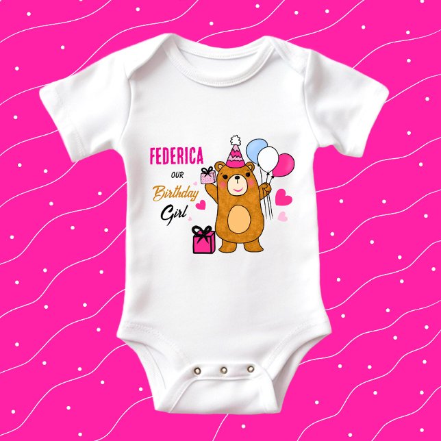 Teddy bear baby bodysuit (Creator Uploaded)