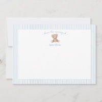 Teddy Bear Baby Boy blue