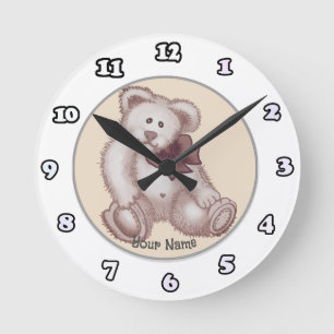 Teddy Bear baby clock