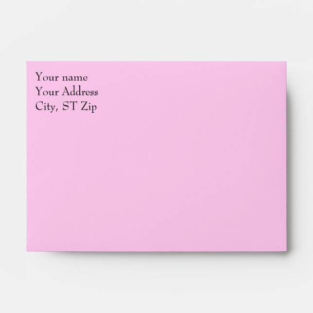 Teddy Bear Baby Envelope A6 (Front)