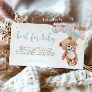 Teddy Bear Baby Shower book for baby enclosure car