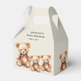 Teddy Bear Baby Shower Favour Box