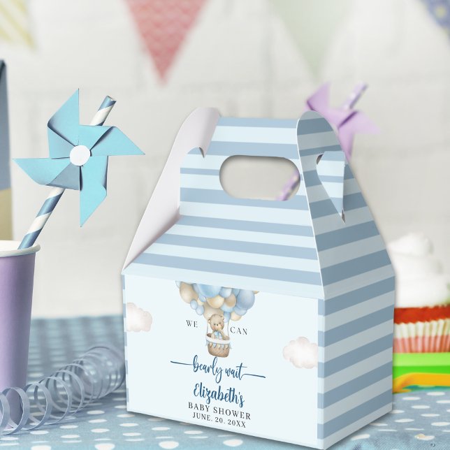 Teddy Bear Baby Shower for Boy  Favour Box (Creator Uploaded)