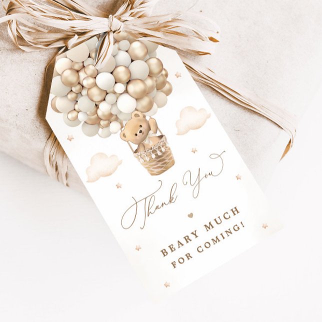 Teddy Bear Baby Shower Gift Tags (Creator Uploaded)