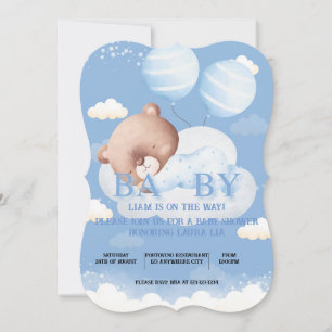 TEDDY BEAR BABY SHOWER INVITATION