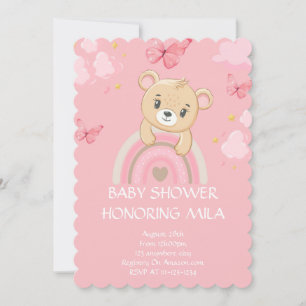 TEDDY BEAR BABY SHOWER INVITATION