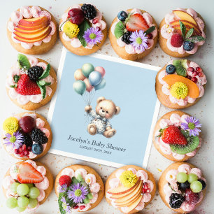 Teddy Bear Baby Shower Napkins