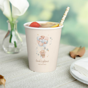 Teddy Bear Baby Shower Paper Cups