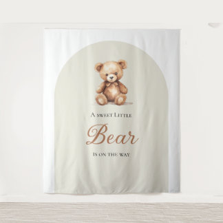 Teddy Bear Baby Shower Tapestry