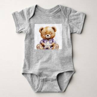 Teddy bear baby suite  bodysuit