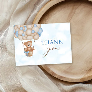 Teddy Bear Baby Thank You Card