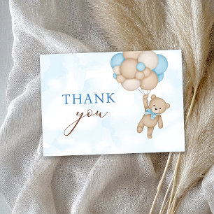 Teddy Bear Baby Thank You Card