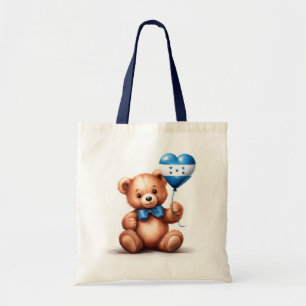 teddy bear & balloon with the Honduran flag. Tote Bag