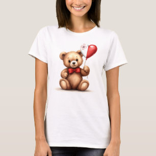 teddy bear & balloon with the Maltese flag. T-Shirt