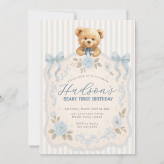 Teddy Bear Birthday Invitation