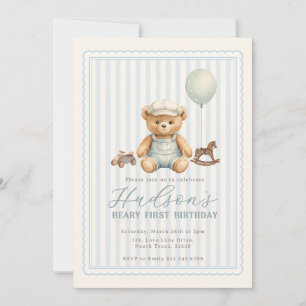 Teddy Bear Birthday Invitation