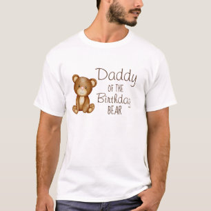 Teddy bear birthday personalised family shirt