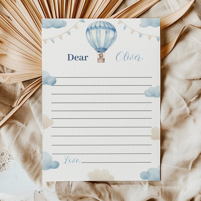 Teddy Bear Birthday Time Capsule Message Card (Creator Uploaded)