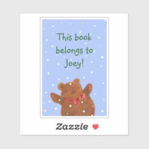 Teddy Bear Bookplate