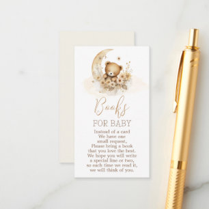 Teddy Bear Books for Baby Boy Card
