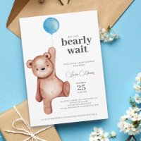 Teddy Bear Boy Baby Shower