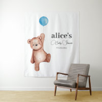 Teddy Bear Boy Baby Shower