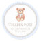 Teddy Bear Boy Classic Thank You Baby Shower 