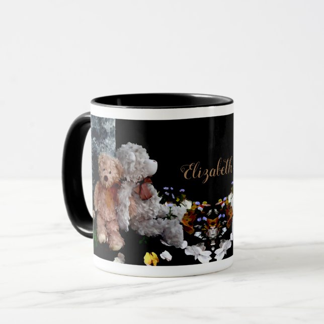 Teddy Bear Buddies Personalised Mug (Front Left)