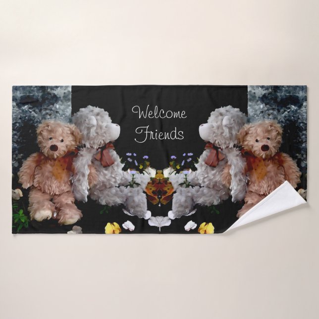 Teddy Bear Buddies- Welcome Friends Bath Towel Set (Bath Towel)