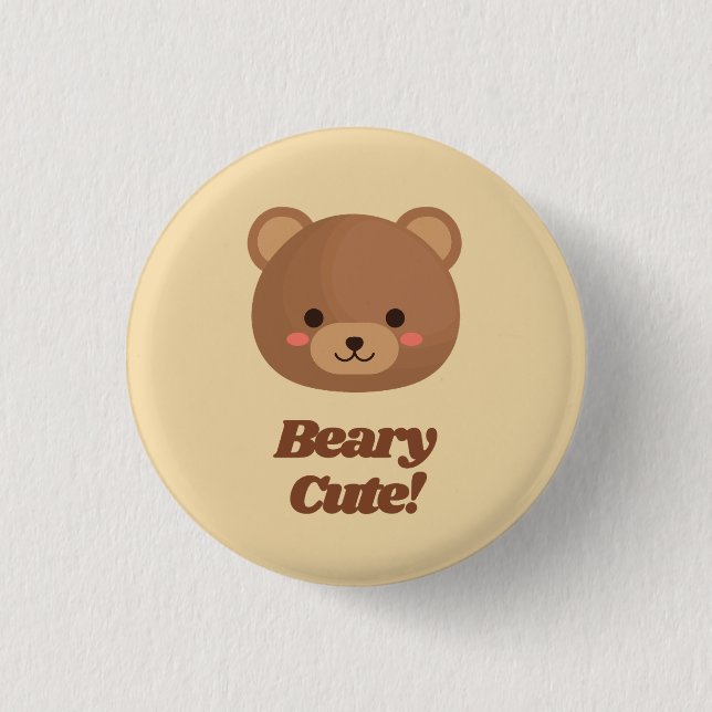 Teddy Bear Button (Front)