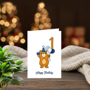 Teddy bear card