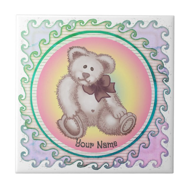 Teddy Bear  Ceramic Tile (Front)