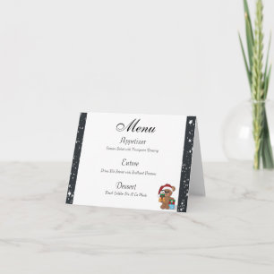 Teddy Bear, Christmas Holiday Card