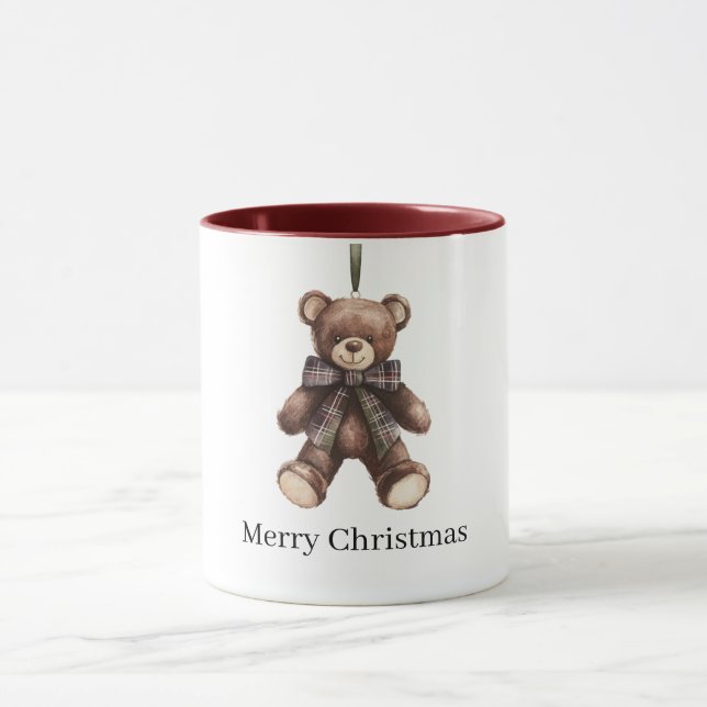 Teddy Bear Christmas Mug (Center)