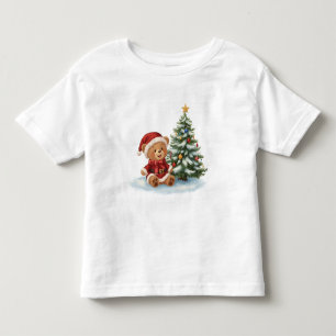 Teddy Bear Christmas Toddler T-Shirt