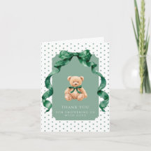 Teddy Bear Classic Boy Baby Shower
