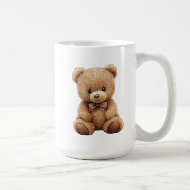 Teddy Bear Coffee Mug (Right)
