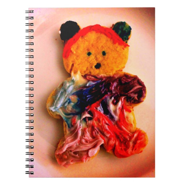 Teddy Bear Cookie Notebook (Front)