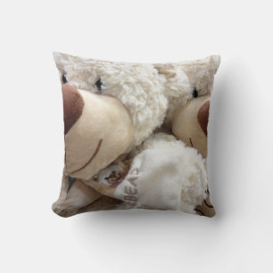 "TEDDY BEAR COUPLE" THROW PILLOW