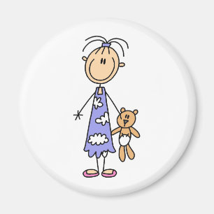 Teddy Bear Cuddle Buddy Magnet