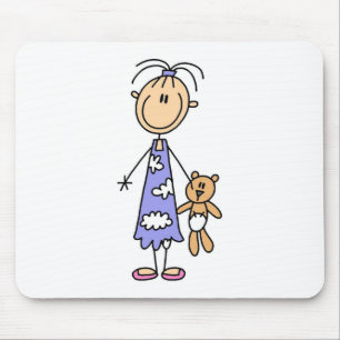 Teddy Bear Cuddle Buddy Mousepad