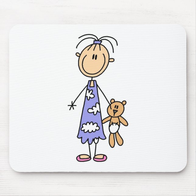 Teddy Bear Cuddle Buddy Mousepad (Front)
