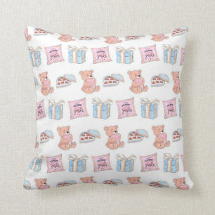 Teddy bear cushion