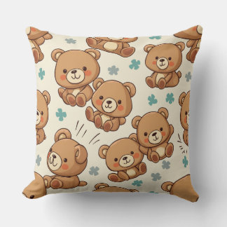 Teddy bear cushion