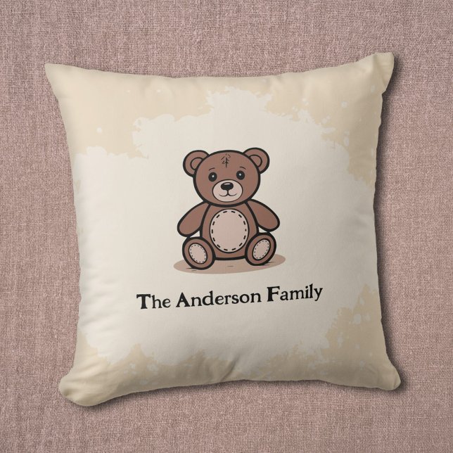 Teddy Bear Cushion (Teddy Bear Pillow)