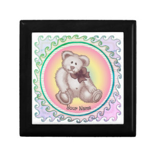 Teddy Bear custom name Gift Box