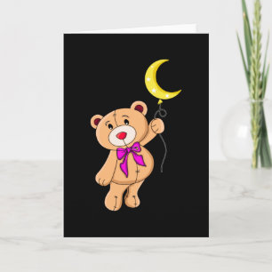 Teddy Bear Cute Baby Cuddle Animal Love Gift Idea Card
