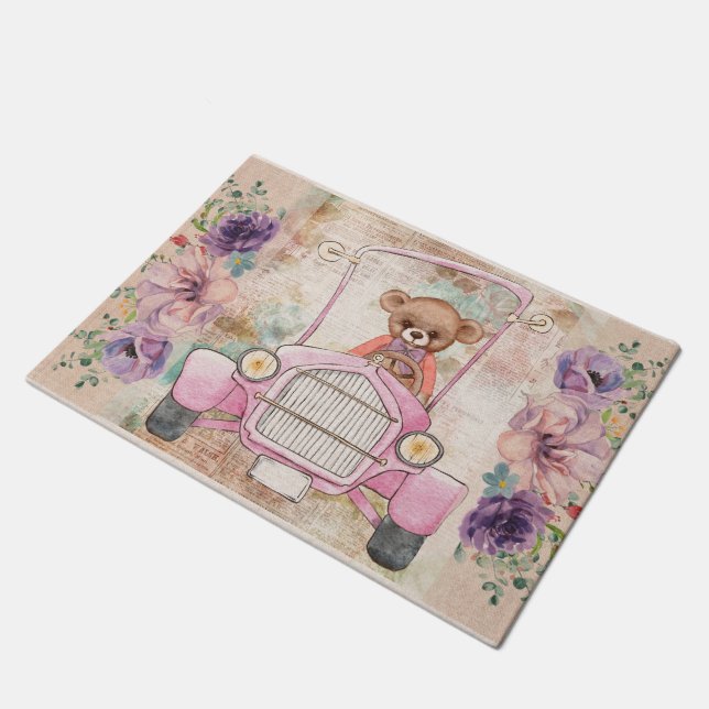 Teddy Bear Doormat (Angled)